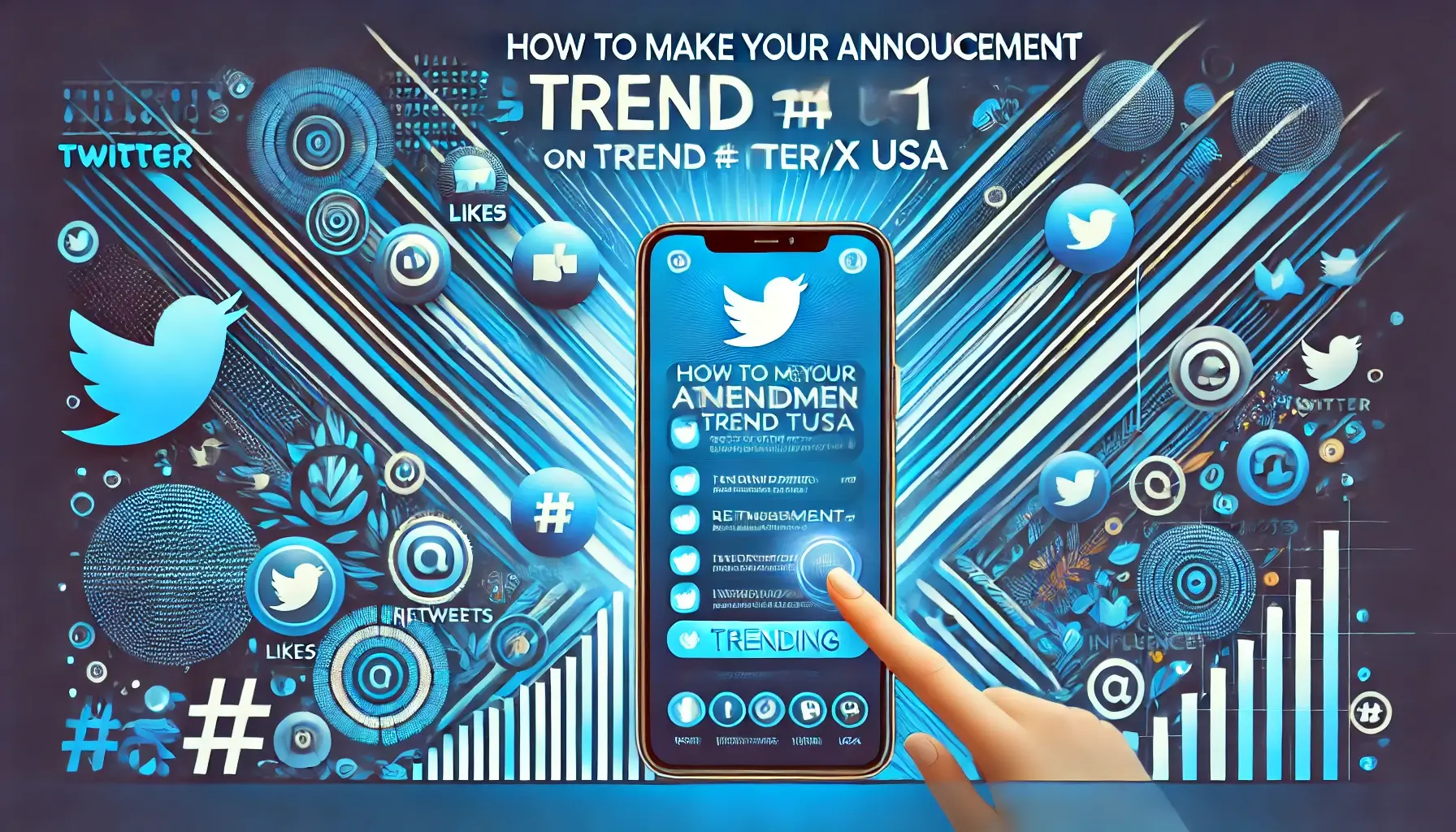 How To Make Your Announcement Trend #1 On TwitterX USA